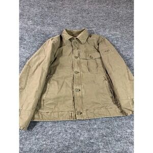 Gap Jacket Mens Extra Large XL Brown Military Field Utility Flyers Alpine Issue